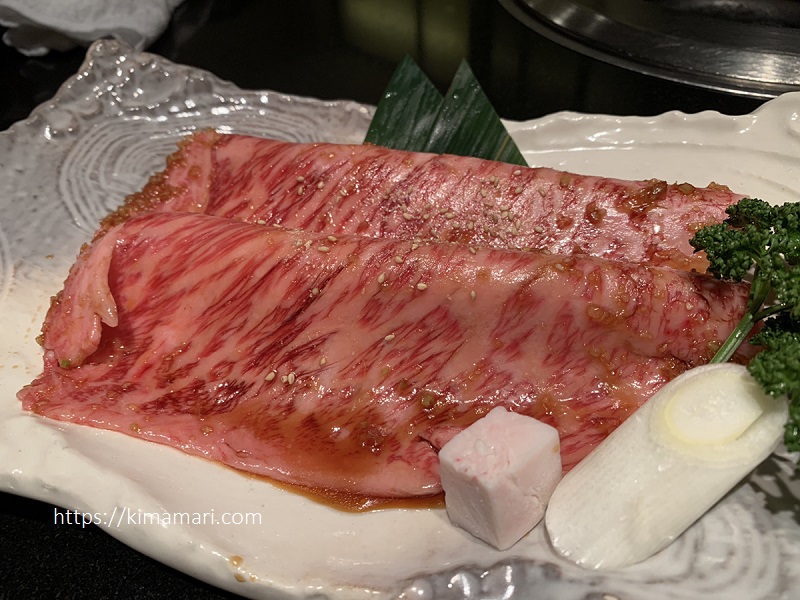 きらく亭 特選ロース焼きしゃぶ